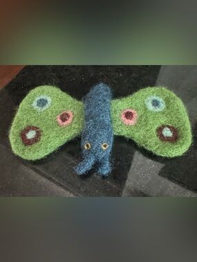 Handmade Felt Butterfly Moth